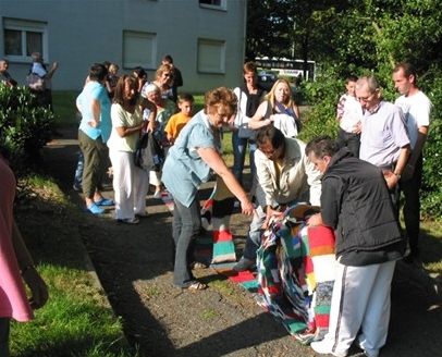 L’écharpe du cœur contre la maladie de Parkinson - Source de l'image:http://www.brest.maville.com